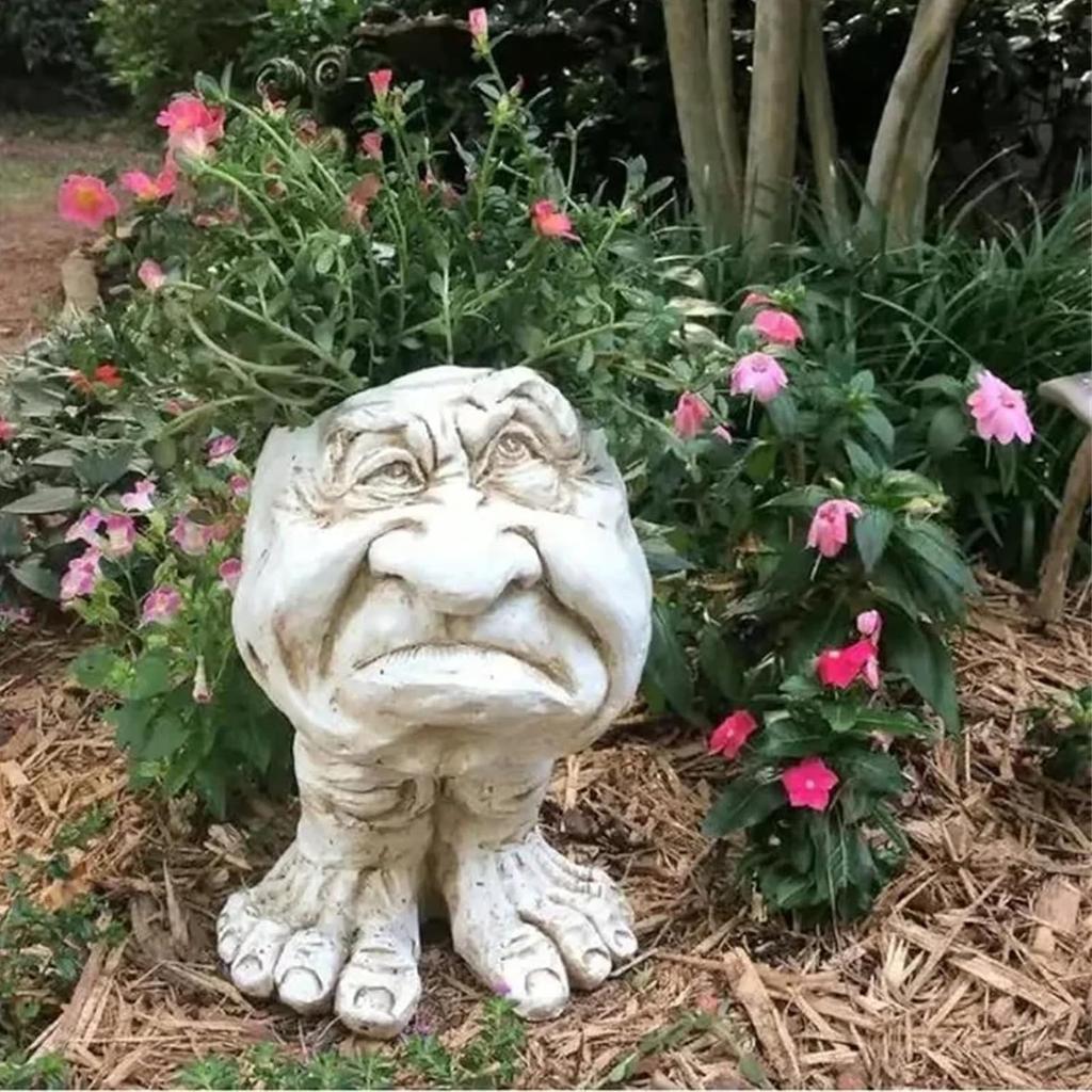 Funny Planter Resin Decoration Ornament Home