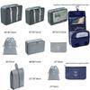 9pcs Travel Storage Bag Set Portable Luggage Organizer for Shoes Packing Clothes Tidy Organizer Wardrobe Suitcase Pouch