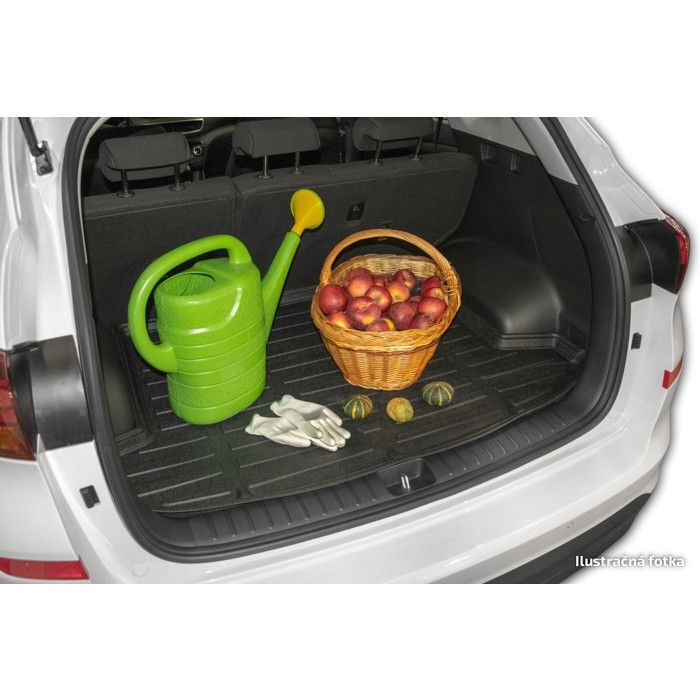 Tapis De Coffre Sur Mesure Pour Porsche Cayenne 2002-2018, Noir, Antidérapant, Bord Haut, Toutes Saisons