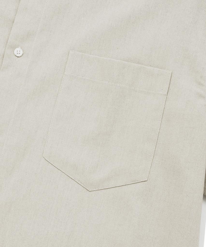 SAINTPAIN Sp City Boy Linen Pocket Oversized Shirt - Beige