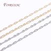DIY Jewelry Making Chains 14K Gold Plated Metal Square Thin Chains High Quality Spool Chains For DIY Necklace Bracelet Materials