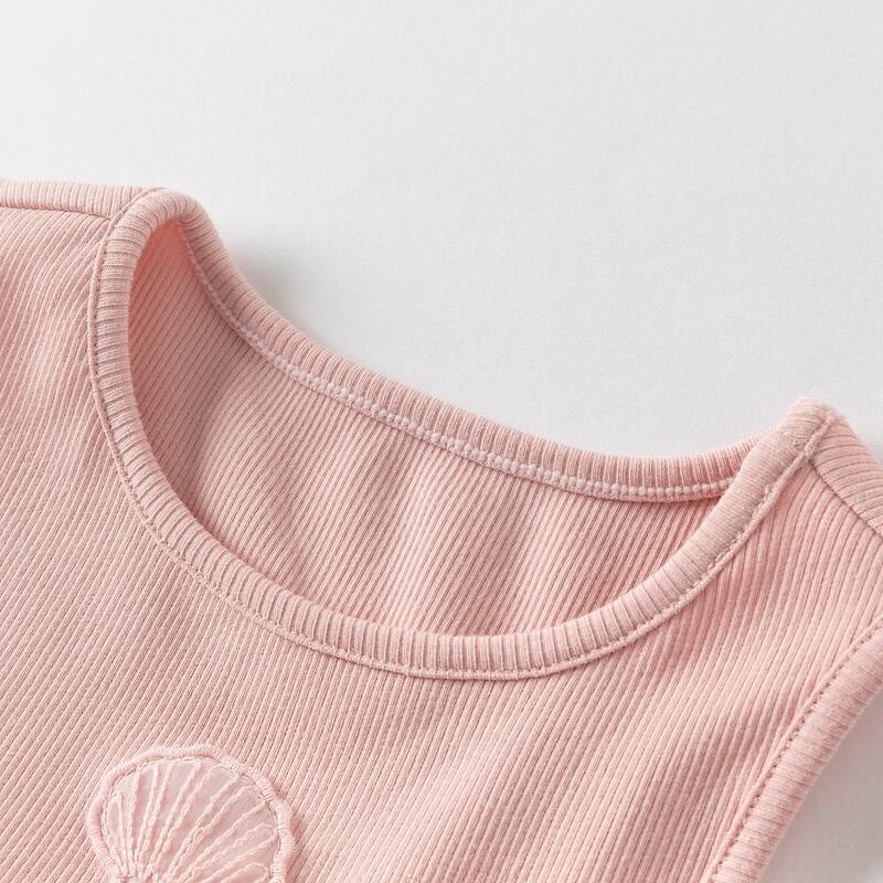 David & Bella Girls Pink Mesh Princess Dress