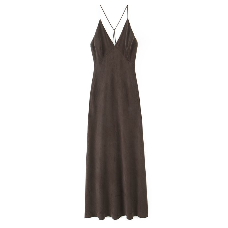 Kaslead New Women Clothes Western Style Fashion Slim Fit Simple Underwear Style Dress 2548043