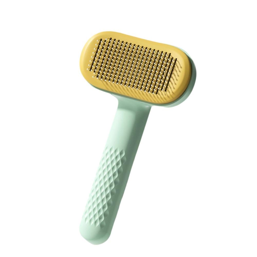 Self-Cleaning Pet Needle Comb Stainless Steel Dog Hair Remover Pet Massage Comb Bath