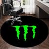 1 Stück Energy Drink Runder Teppich, Rutschfeste Stuhlmatte, Heimdekoration, Kreis-Teppich Perfekt für Büro, Schlafzimmer, Wohnzimmer, Weihnachtsgeschenk