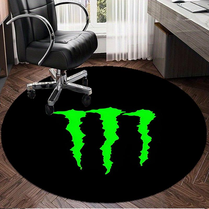 1 Stück Energy Drink Runder Teppich, Rutschfeste Stuhlmatte, Heimdekoration, Kreis-Teppich Perfekt für Büro, Schlafzimmer, Wohnzimmer, Weihnachtsgeschenk