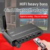 Bluetooth 5.1 Receiver Transmitter Audio Adapter U-Disk Play Coxial/Optical To 3.5MM AUX RCA R/L DAC Converter Remote Control