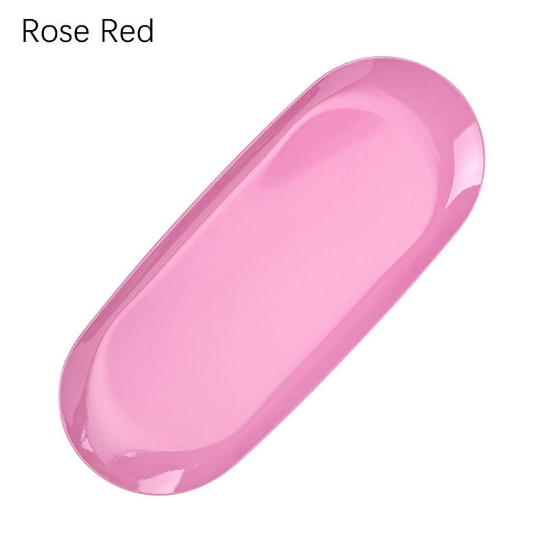 

Подставка для ювелирных изделий из нержавеющей стали, настольная подставка для хранения косметики, подставка для ювелирных изделий из металла розы красного