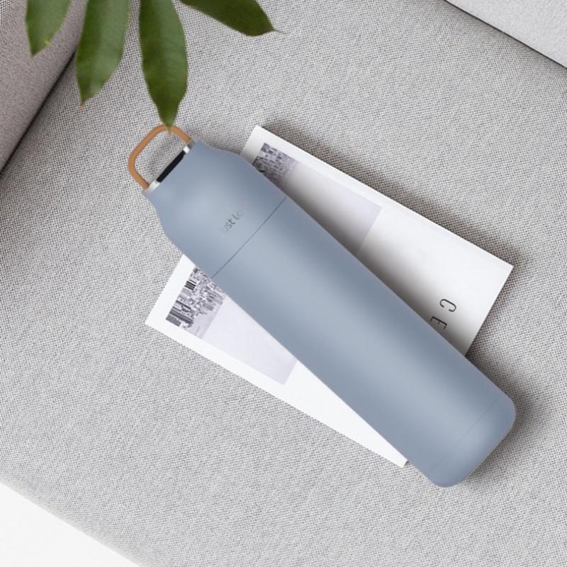 500ML Stainless Steel Thermal Cup Insulated Vacuum Flask Sports Water Bottle for Iced Coffee Travel Car Gift Cup Customizable