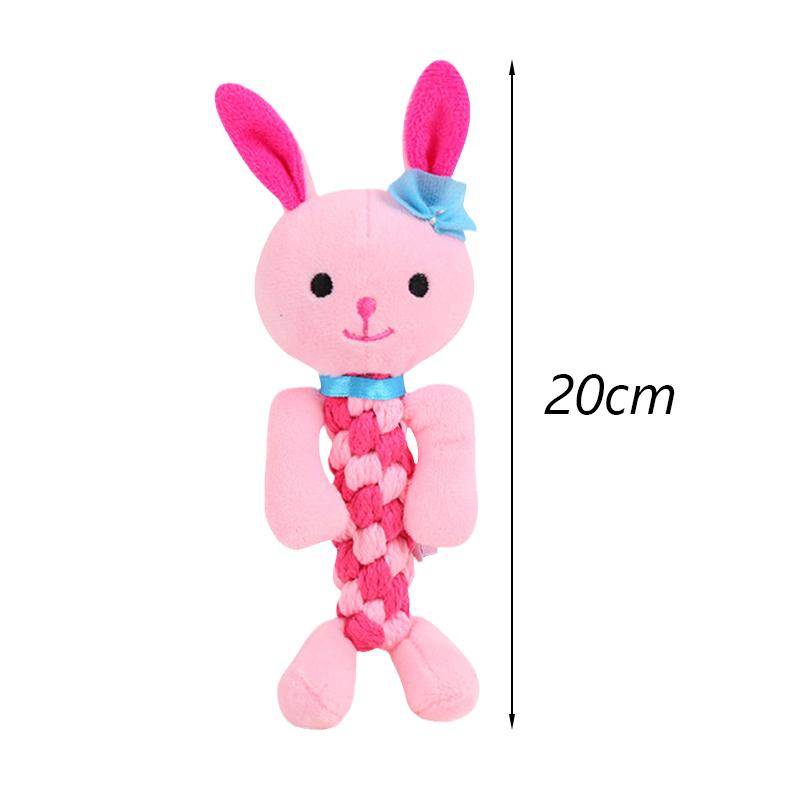 Puppy Dog Chew Toys Ropes Bite-resistant Molar Stick for Small Dogs Chihuahua French Bulldog Cleaning Teeth Toy Pet Accessories
