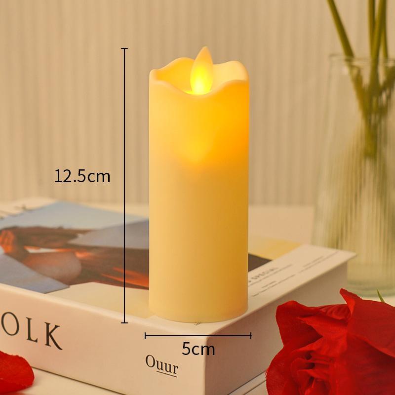 1/3/6Pcs Led Candles Flameless Flickering Light Flameless Candle For Christmas Wedding Decor Birthday Party Supplie