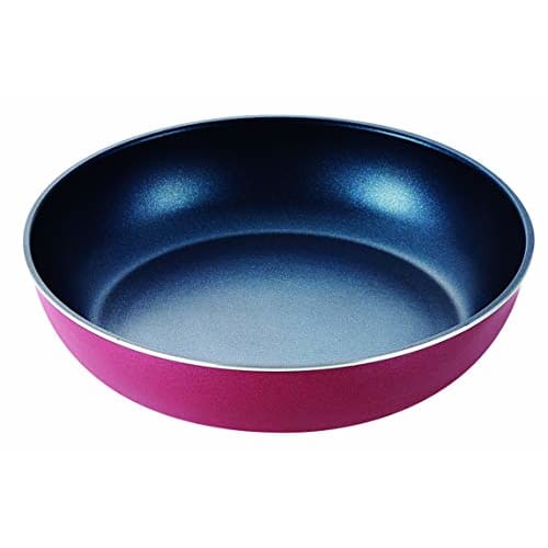 PEARL METAL Stack Plus Blue Diamond Coated IH Compatible 3-Piece Cookware Set A, Red, HB-5625