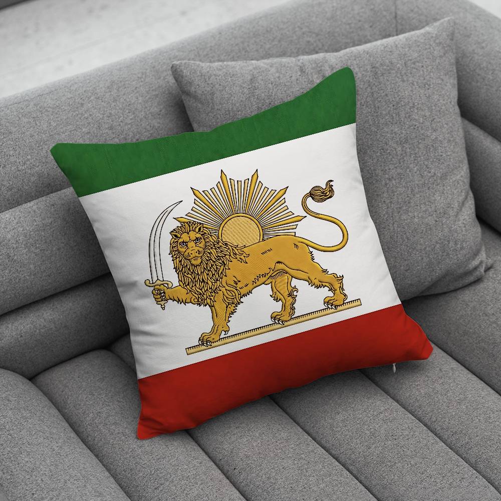 Retro Spqr Roman Empire Pillow Case Antidustmite Pillowcase Invisible Zipper Silky Short Plush Sofa Cushion Cover