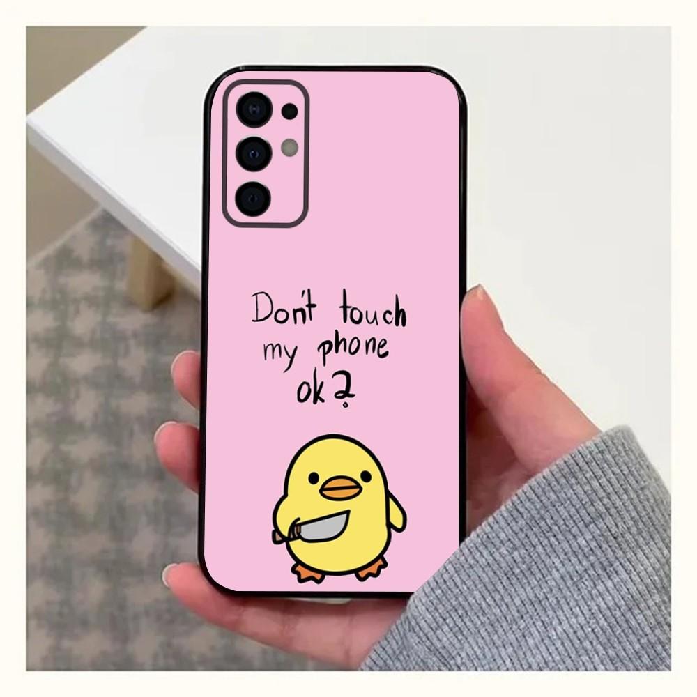 

Не трогай мой телефон Чехол для телефона для Samsung S24, S21, S22, S23, S30, Ultra, S20, Plus, Fe, Lite, Note, 10, 9, 5G Черный Мягкий Чехол Samsung S21plus