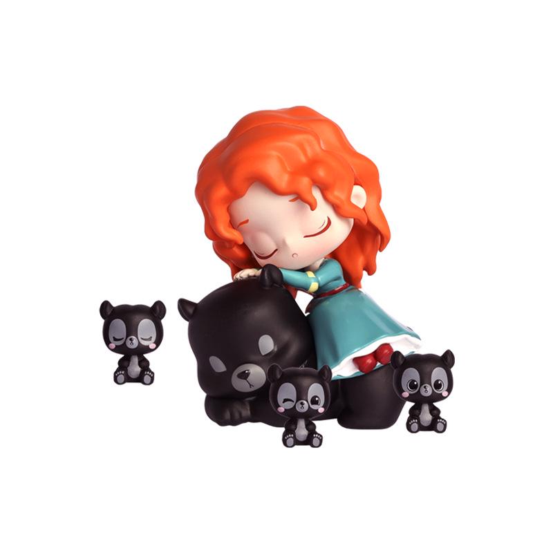 Disney Princess Fairy Tale Town Blind Box Figurine - Desktop Doll Ornament Birthday Gift for Girls