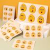 Wooden 0-3-5 Year Old Face Expression Three-dimensional Puzzle Children Moving Kindergarten Baby Early Education Puzzle Building Block Play
