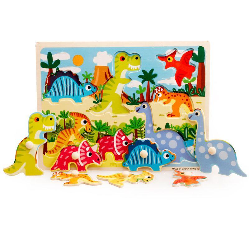 Premium Quality Wooden Animal Letter Puzzle For Early Learning Baby Kids Educational Toys