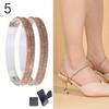 New Women Shoeslaces for High Heels Shoes Decorations Buckle Lazy Shoelaces Elastic Band Anti Falling Heel Non-Slip Belt Strap
