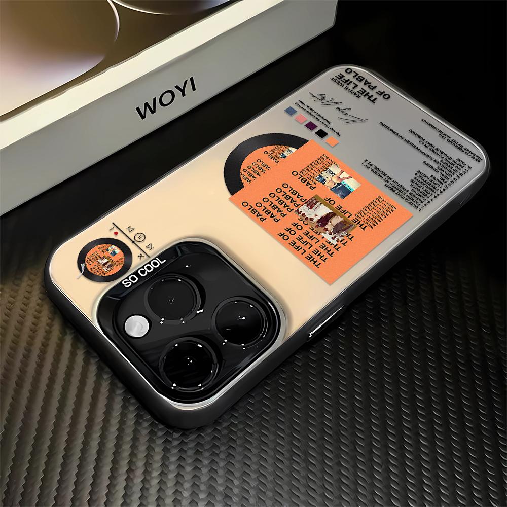 Music CD Case For Iphone 16 Pro 16E Cover For Iphone 15 14 13 12 11 Pro Max Cover Funda Bumber Coque 16 Pro Case Funda