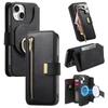 Wallet Case for iPhone 14 - Leather/PU, Black