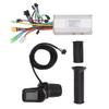 Half Twist Throttle Kit with Display Panel Grip 3 Mode Brushless Controller 36V 48V 60V 1000W 38A Bike Controller