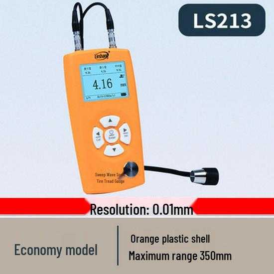 Linshang LS213 Digital Ultrasonic Thickness Gauge for Glass, Ceramic, Metal, and Cast Iron