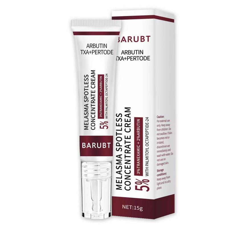 Melasma whitening concentrate, freckle cream, blemish, brighten and fade pigmentation, melasma, freckles