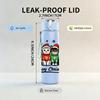 1PC Christmas Gnome Group Art 750ml Color Plastic Sports Water Bottle Leakproof Flip Straw Lid Suitable for Sports Office Home Use