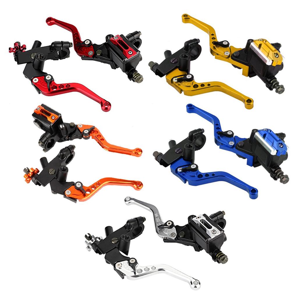 1 Pair 7/8\\\"(22mm)  Motorcycle Brake Clutch Master Cylinder Reservoir Levers