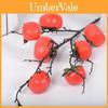 Faux Persimmon Fruit Decor For Wedding And Home Styling With Realistic Design