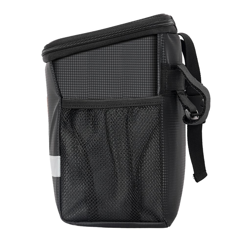 8L Bike Insulated Bag Large Capacity Touch Screen Bike Front Storage Bag Waterproof with Reflective Strip for MTB Road Bike