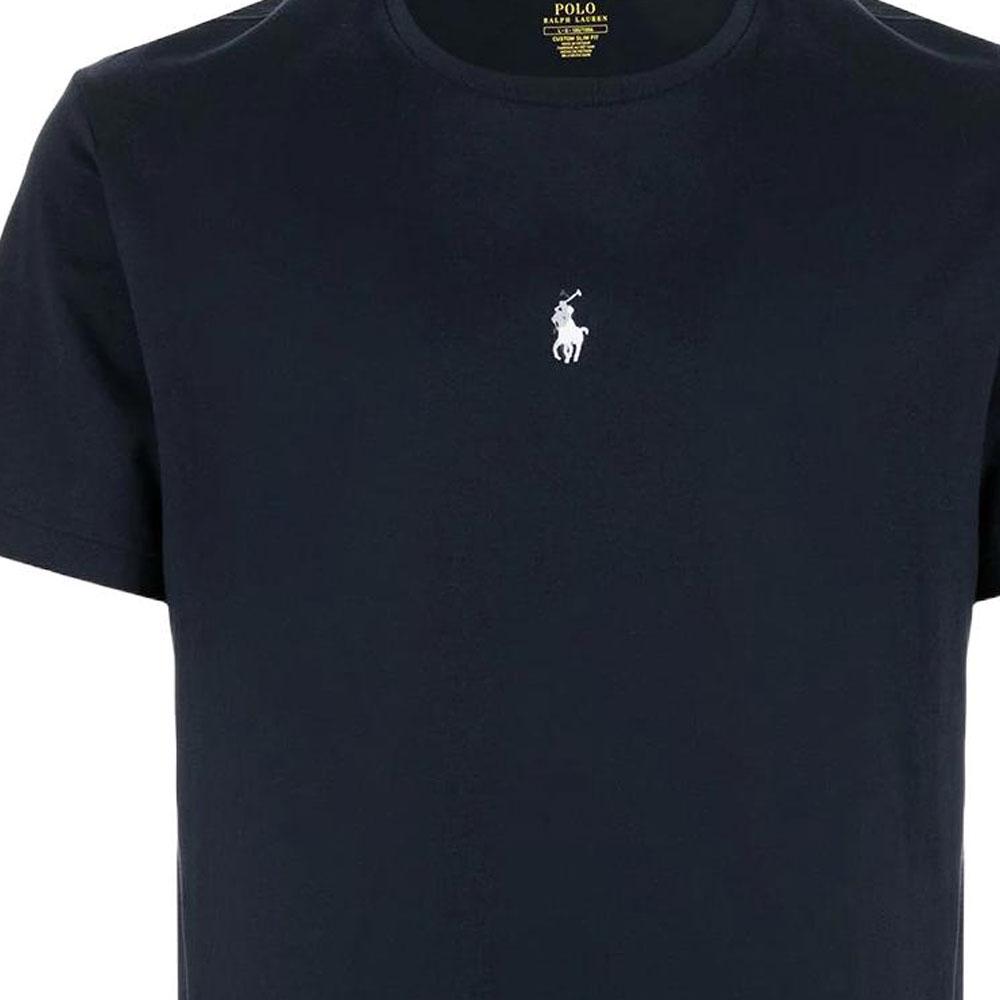 Polo Ralph Lauren Crew Neck Solid Short Sleeve T-Shirt Men T-Shirts Blue 710839046-004