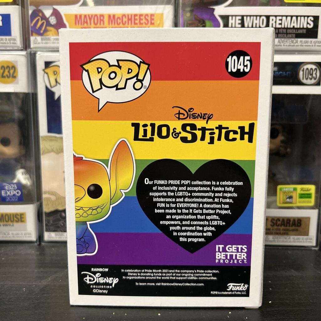 Фигурка Funko Pop Лило и Стич Радужный Стич Lilo and Stitch Rainbow Stitch фанко поп 10 см #1045