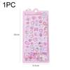 1pc 3D Relief Journal Decorative Stickers Kawaii Candy Ghost Bread Drop Scrapbooking Phone Stickers Stationery Sticker TMZ