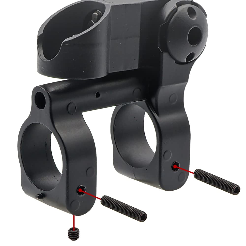 Ryohin Buhin Flip-Up Front Sight, SPR Type, Metal, Black, for M4 and M16 Electric Guns