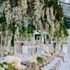 12Pcs Wisteria Flowers Artificial Wedding Simulated Green Plants Eucalyptus Orchid Grass Artificial Flower for Decoration Wedding