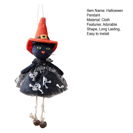 Halloween Ghost Pendant Hanging Ornament Easy to Install Funny Spooky Witch Pendant Festival Party Decoration