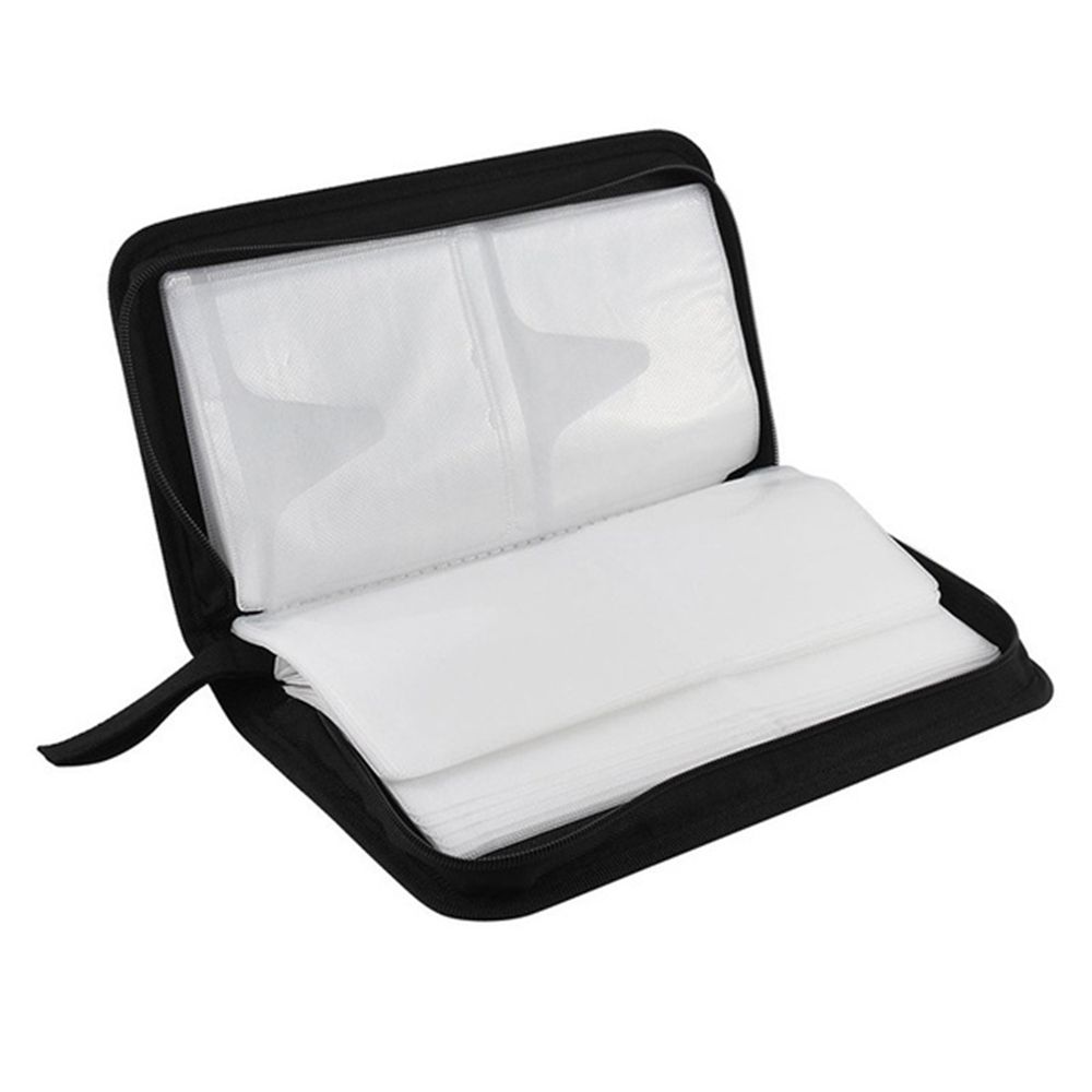 Durable Fabric Carry Case CD DVD VCD Game Accessories Disc Holder Organizer Storage Bag Wallet