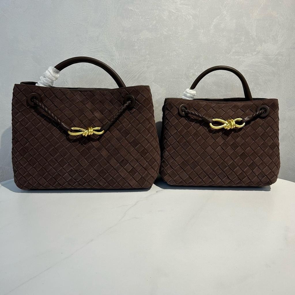Gewebte Tasche Wildledertasche Mattiertes Rindsleder Großes Fassungsvermögen Pendler Vielseitig Tragbar Schulter Unterarm Crossbody Tragetasche Damen