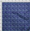 oneOone Cotton Flex Indigo Blue Fabric Abstracts Sewing Fabric By The Yard Printed Diy Clothing Sewing Supplies 40 Inch