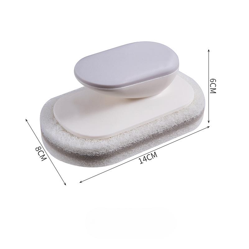 

Щетка для чистки, щетка для дезинфекции, щетка для ванны, щетка для плитки, щетка для кухонной плиты, мытье посуды, раковина, губка, протирка 14*8*6cm серый