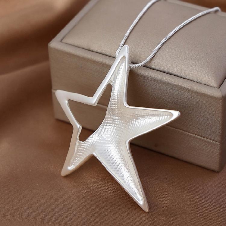 Five-pointed Star Pendant Necklace Punk Clothes Sweater Neck Chain Trend Jewelry