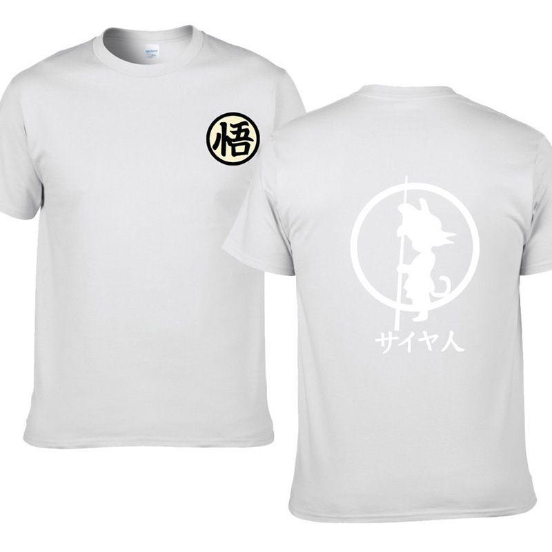 Classic White T-shirt For Men And Women Featuring Dragon Ball Anime 3d Print Graphic Design