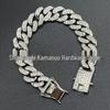 13mm Classic Cuban Chain Bracelet/Necklace: Quality Alloy, Full Diamond, European-American Hip Hop Jewelry for Men & Women
