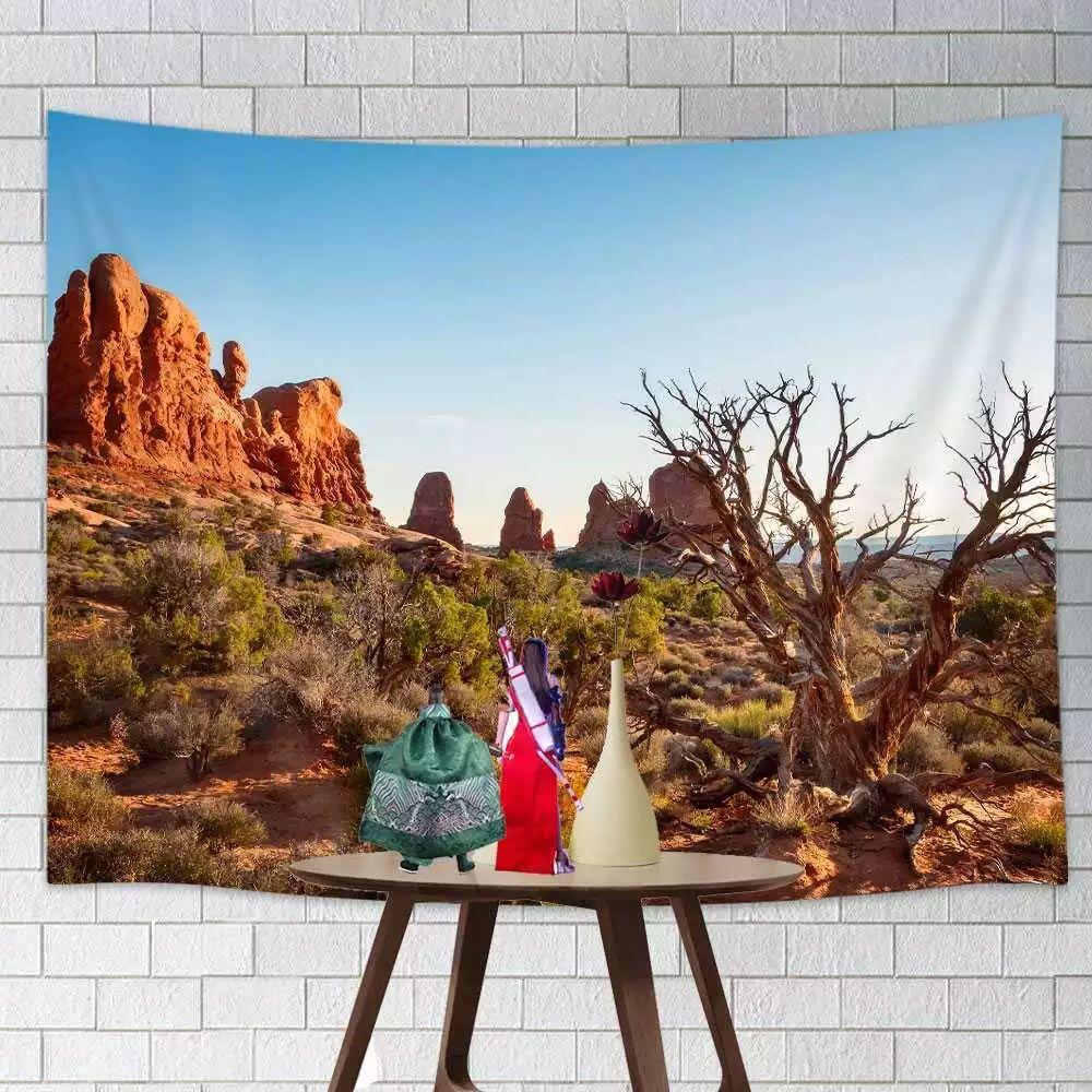 Wild West style cowboy tapestry 75x100