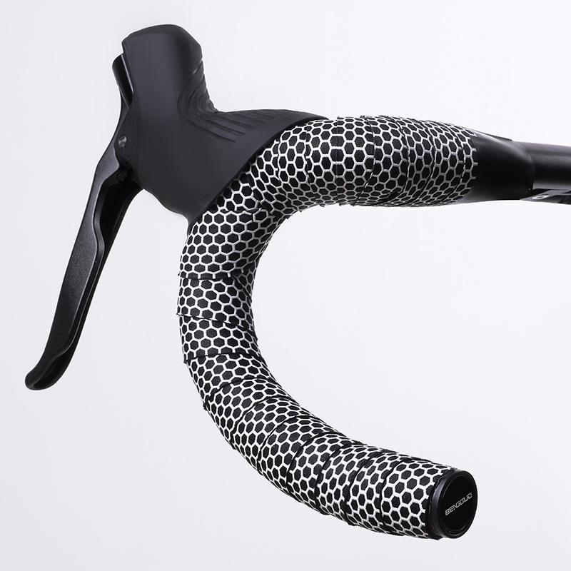 Light Road Bike Handlebar Tape Breathable Fixed Gear Bicycle Bar Tape With 2 Bar Plugs