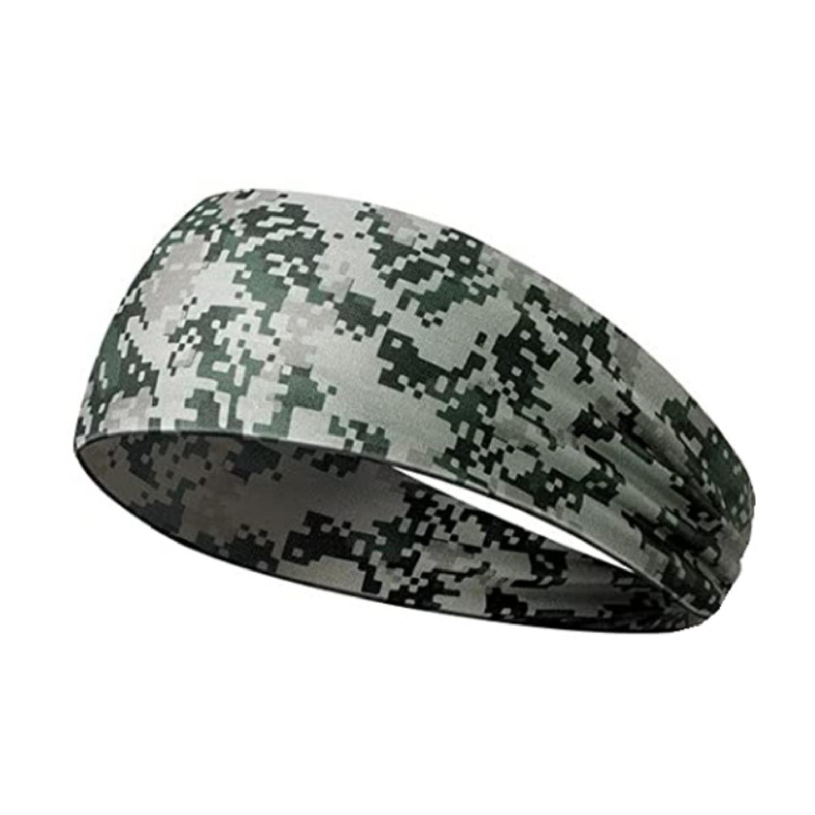 

Unisex Running Fitness Headband For Sports Yoga Sweatproof Elastic Cotton Headscarf One Size