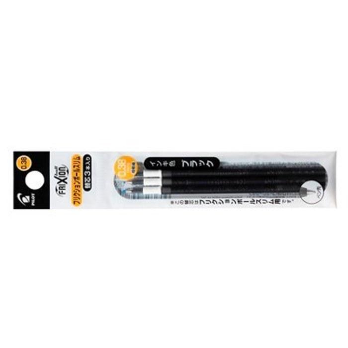 Pilot Frixion Ball Slim Refill 0.38mm Black 3-pack LFBTRF30UF-3B (10 sets)