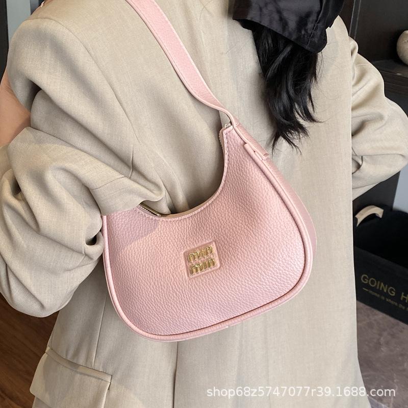 Niche foreign crescent bag women's bag 2025 new high-end one-shoulder armpit bag versatile large-capacity commuter bag