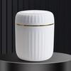 Desktop Can Non-Slip with Press-Type Lid Trash Design Compact Size Garbage
